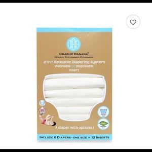 Charlie Banana 2 in 1 cloth diapers NEW.